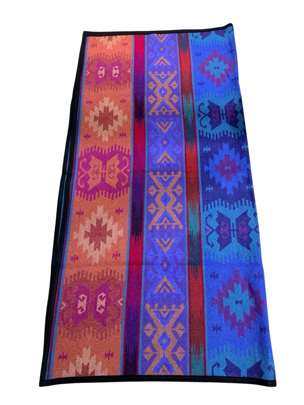 Pendleton Westland Wool Throw 60X60 Vintage Multicolor Geometric Southwestern - Picture 4 of 4